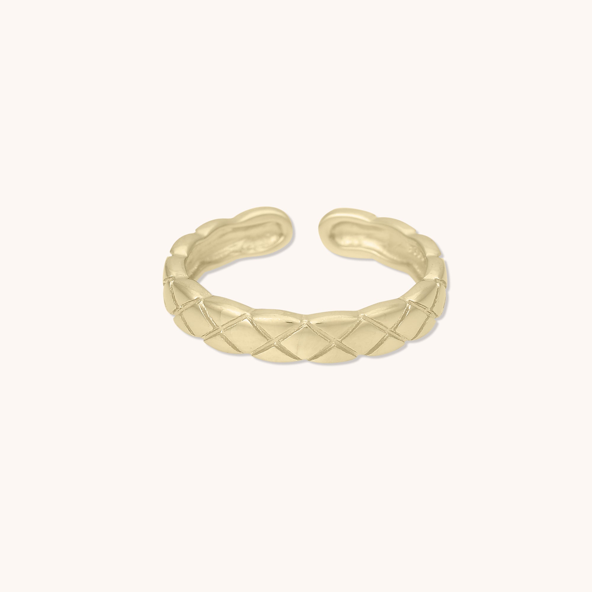 Criss Cross Open Ring Gold