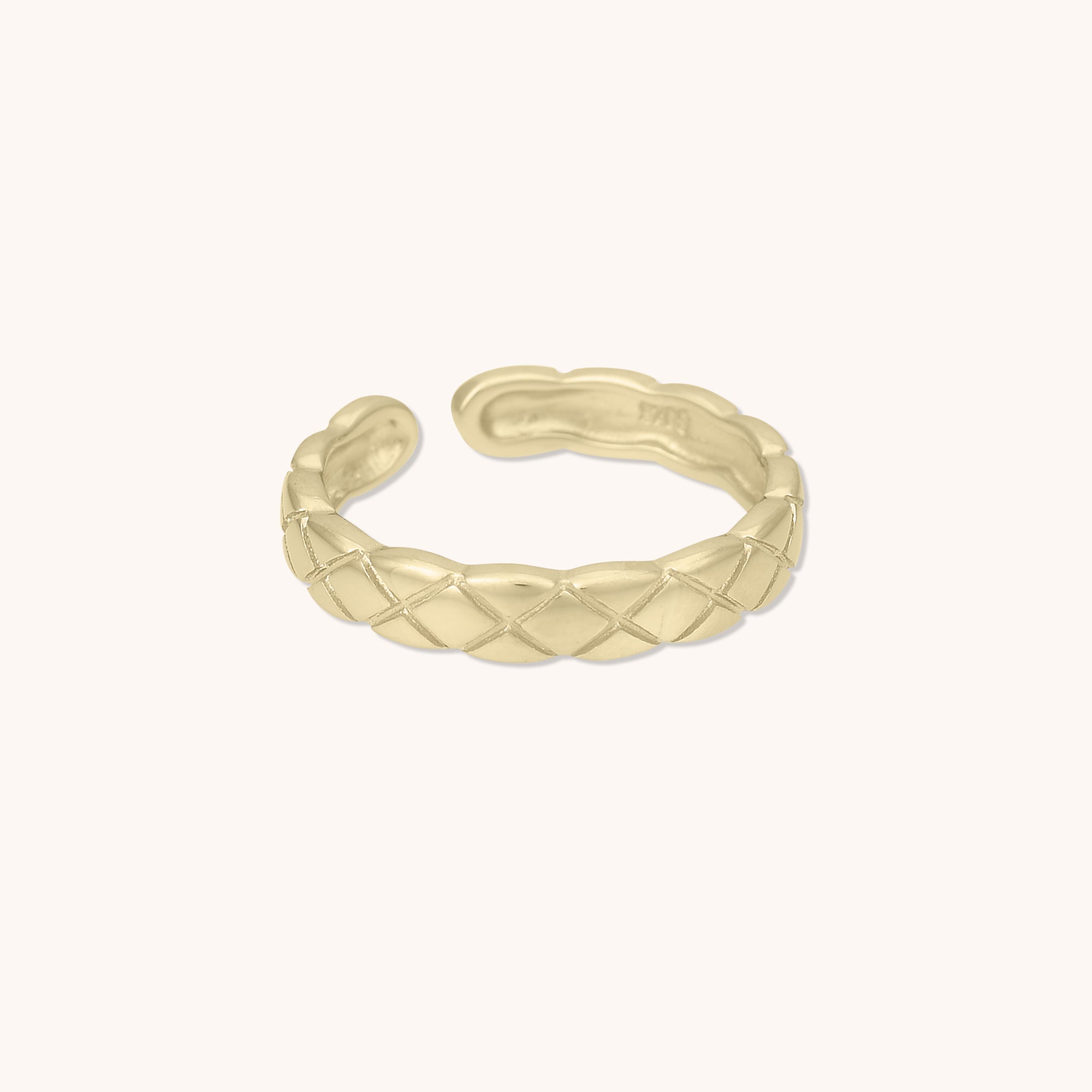 Criss Cross Open Ring Gold