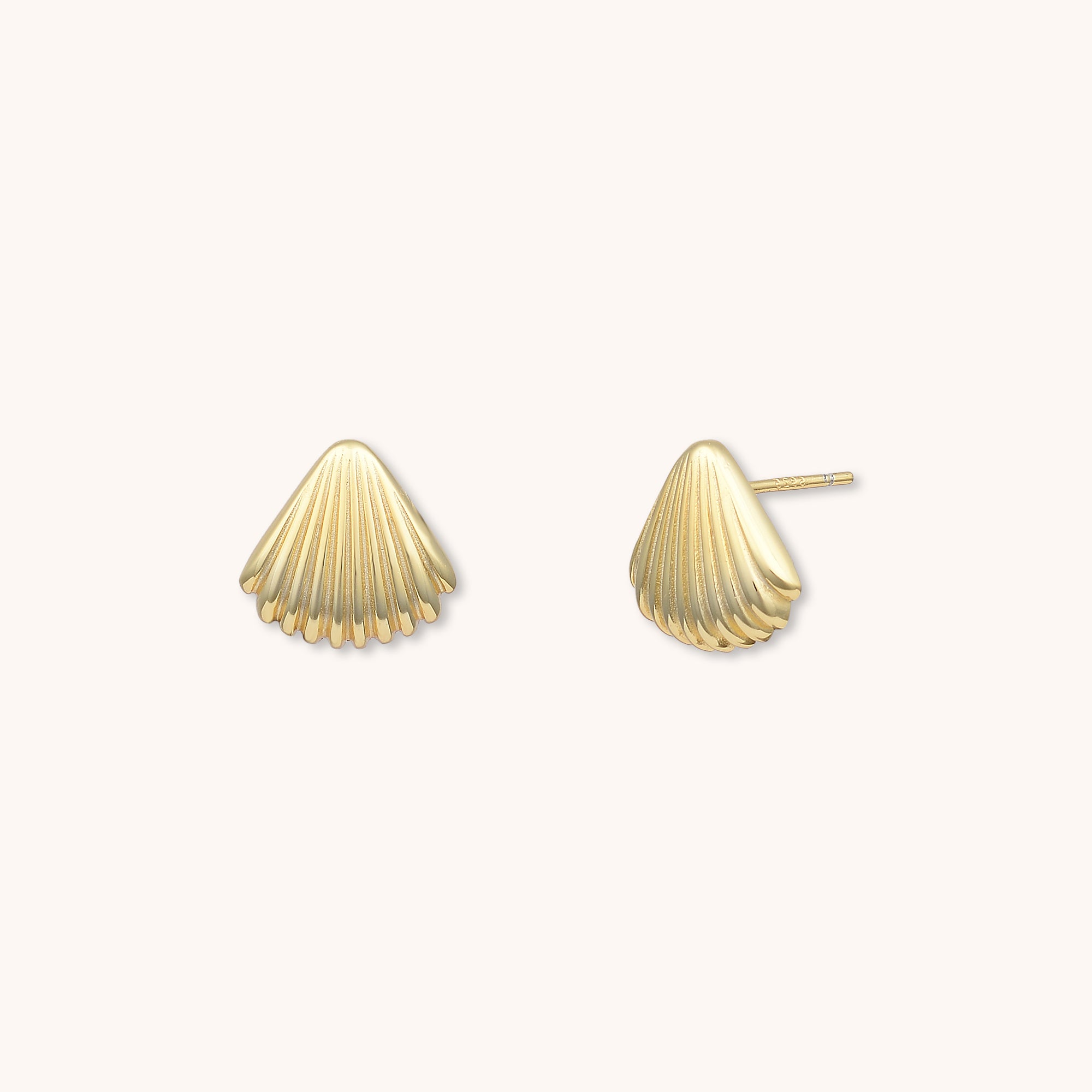 Shell Earrings Gold